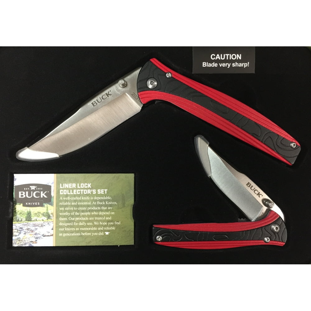 Buck Knives CMBO158WM 202 & 203 Liner Lock Collector's Set Walmart