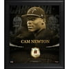 Cam Newton Carolina Panthers Framed 15" x 17" Gold Collection Collage with piece of Game-Used Football - Limited Edition of 50 - Fanatics Authentic Certified