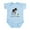 Sky Blue, variant on - Boston Terrier Life Infant Bodysuit - Baby Light Bodysuit, Size Newborn - 24 Months