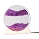 thumbnail image 1 of Lámpara de reloj de arena con luz nocturna y diseño artístico, ideal para el comedor. Púrpura 18cmx19.5cm, 1 of 9