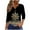 Black, variant on Christmas Tops for Women Fall Tops 2025 Vacation Funny 3/4 Sleeve Shirts Plus Size Blouse Plus Size Dressy