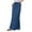 Blue, variant on Cotton Linen Long Maxi Skirts for Women Elastic Waist Flowy Wrap Skirt Summer Boho Beach Skirts