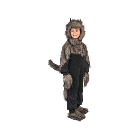 Exclusive Toto Unisex Fancy-Dress Costume with Jumpsuit and Headpiece for Kids 4T