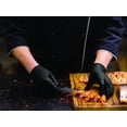 thumbnail image 4 of Guante Desechable de Nitrilo ANSELL JM Sin Látex ni Polvo Multiusos Para Contacto con Alimentos Protección Médica e Industrial Negro Talla M 100 Guantes, 4 of 5