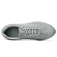 thumbnail image 4 of CMR CHAMARIPA Men's Invisible Height Increase Shoes - Gray Leather Casual Elevator Sneakers 8CM / 3.15 Inches, 4 of 10