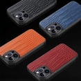 thumbnail image 2 of Personalized Slim Business Crocodile Pattern PU+PC Phone Case Compatible with Samsung Galaxy S23 S22 S21 S20 Ultra Plus FE Back Cover. Luxury Edge Reinforced Bumper(Red,S22 Ultra), 2 of 7