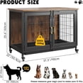 thumbnail image 4 of Ourlova 37.4 Inch Large Dog Crate Furniture for Entryway Living Room, 4 of 7