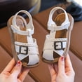 thumbnail image 4 of Krdevn Toddler Girls' Fisherman Sandals, Adjustable Strap Soft Sole Sandals, Comfortable Everyday Wear for Beach & Outdoor Casual Footwear,8.5-9Years, 4 of 4