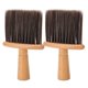 thumbnail image 1 of 2pcs Broken Hair Brush Hair Duster Brush Professional Barber Salon Brush Neck Duster Brush, 1 of 4