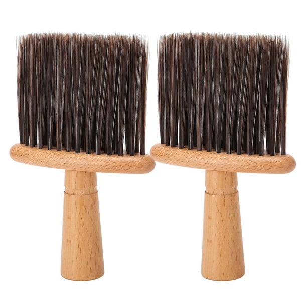 2pcs Broken Hair Brush Hair Duster Brush Professional Barber Salon Brush Neck Duster Brush