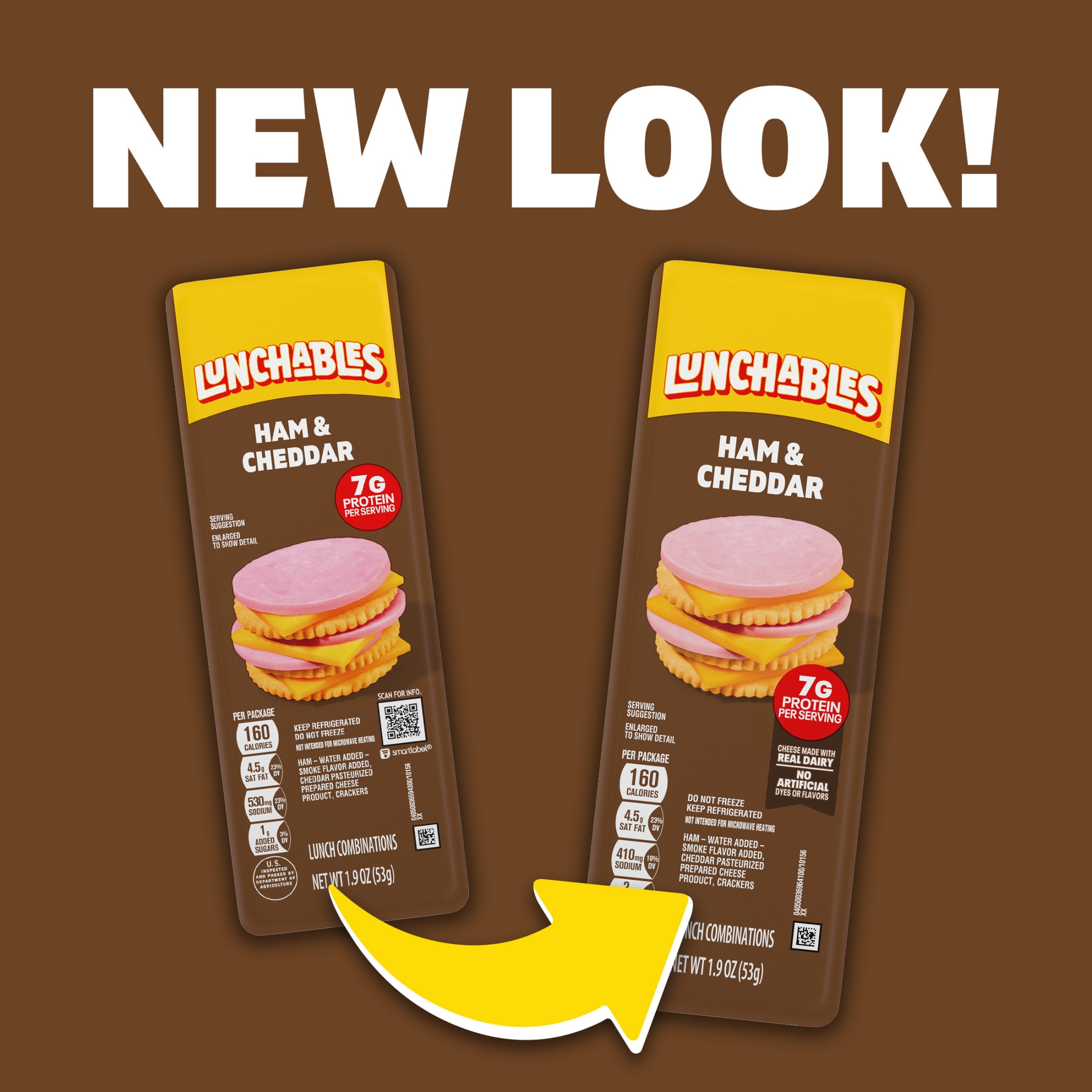 Lunchables Ham & Cheddar Value Pack, 1.9 oz Pack