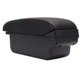 thumbnail image 4 of Armrest Box, PU Leather Wear   Designed Easy Installation Center Console Storage Box Perfect Fit  For Car, 4 of 8