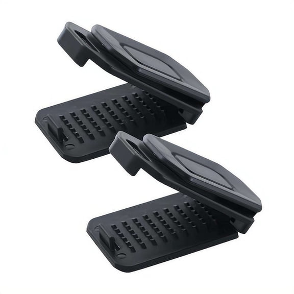 2 Pcs Car Seatbelt Adjuster,Seat Belt Positioner Clip Universal Fit for Cars, Black
