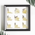 thumbnail image 4 of 9pcs 1.6x1.6 Inch Lily Border Metal Stickers Damask Border Self Adhesive Gold Stickers Flower Border Metal Gold Stickers for Scrapbooks DIY Resin Crafts Phone Decor Gold, 4 of 9