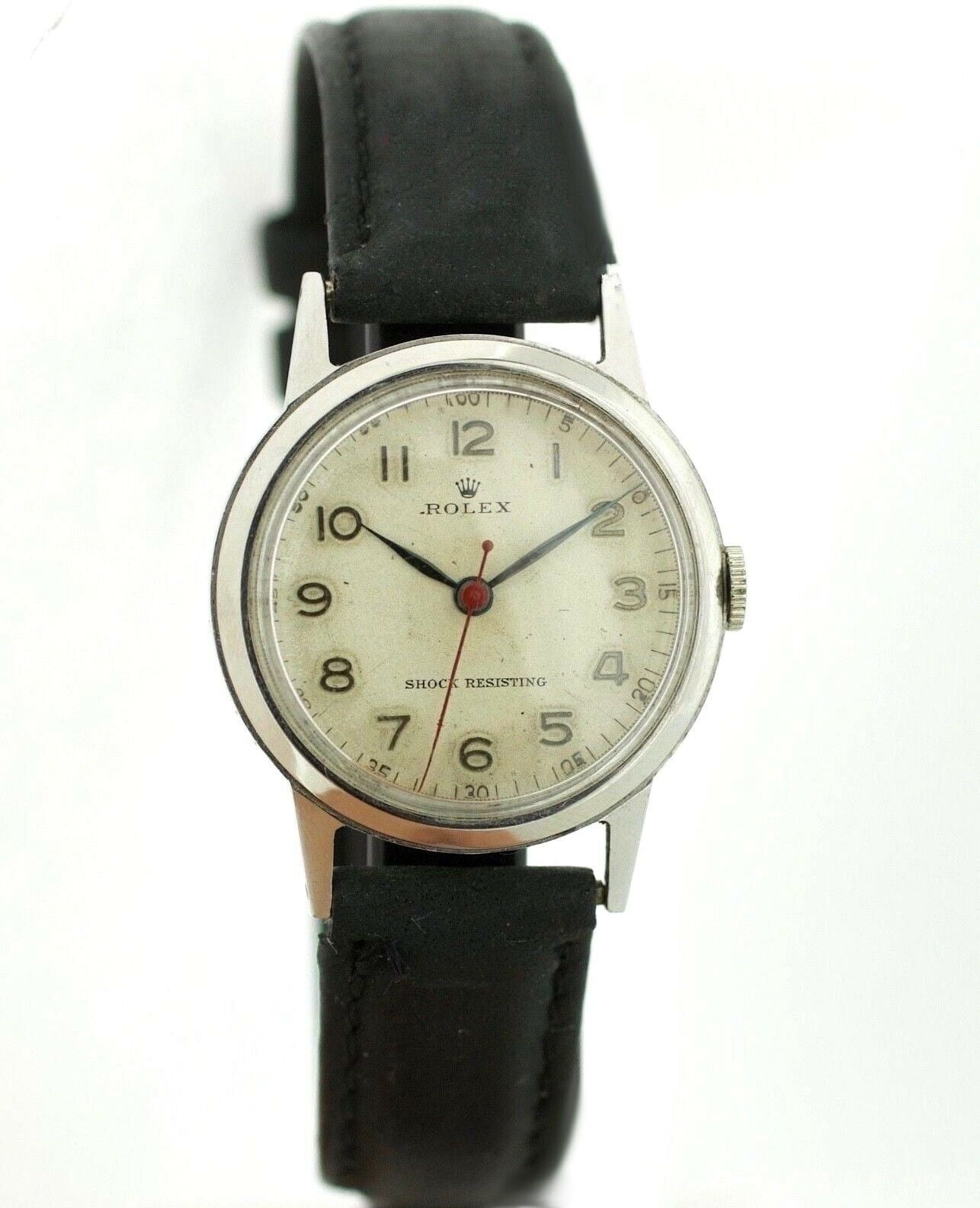 vintage rolex leather