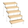 thumbnail image 3 of Estante de exhibición de madera, soporte para cupcakes, soporte de exhibición, soporte de acrílico, estante elevador para 5 niveles, 3 of 6