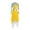 Yellow, variant on Women Metallic Liturgical Praise Dance Dress Long Sleeve Colorful Print Church Worship Overlays Tunics Blue XXL