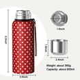 thumbnail image 7 of Christmas 20oz Stainless Steel Thermal Bottle with Tea Filter and Cup Lid, Vacuum Insulated Coffee Mug with 316L Inner Liner, Leakproof Travel Thermos for Office, Commute & Outdoor, 7 of 7