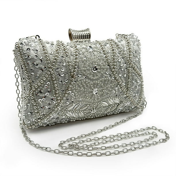 Bolso De Noche Bandolera Bandolera Moda Rhinestone Mujeres De Alta Capacidad Que Asisten A Banquetes