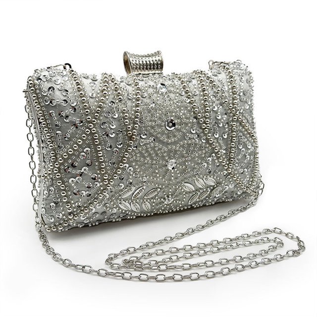 Bolso De Noche Bandolera Bandolera Moda Rhinestone Mujeres De Alta Capacidad Que Asisten A Banquetes