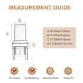 thumbnail image 3 of Y YUNHSOM Dining Room Chair Cover, Stretch Parson Chair Slipcover Removable Washable Chair Protector for Home, Restaurant, Banquet, 3 of 6
