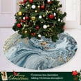 thumbnail image 6 of GZHJMY Christmas Tree Skirt 47.2 Inch Water Wave Sand Gold Tree Skirt for Xmas Decor Festive Holiday Decoration, 6 of 6