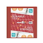 Pen + Gear 1.5" Durable Binder Red 6 Pack