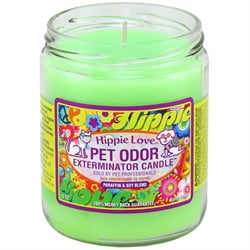 Pet Candle - Pet Odor Exterminator Candle - Hippie Love Jar (13 oz)