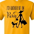 thumbnail image 4 of Inktastic I'd Rather Be in Paris- Shopping and Travel T-Shirt, 4 of 5