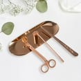 thumbnail image 1 of serony 4 - 1 Stainless Steel Wick Snuffer Tool Snuffer Wick Candle 3 in 1 Trimmer Rose Gold, 1 of 8