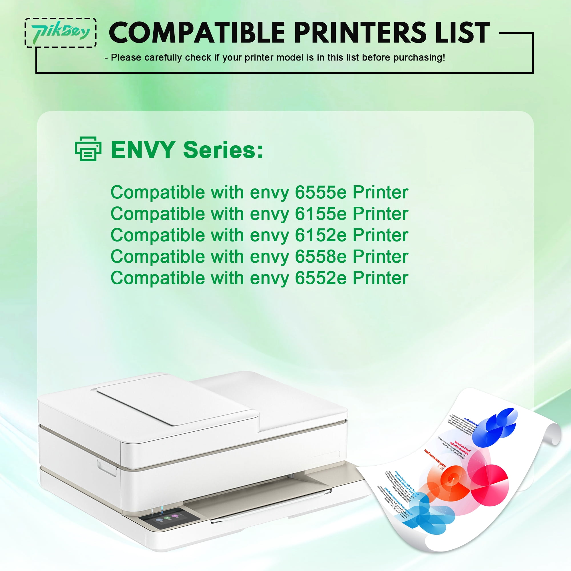 68 Ink Cartridge Tri-color Compatible for HP68 Ink Cartridges for Envy 6552e 6555e 6155e 6152e 6558e Printers 1-Pack
