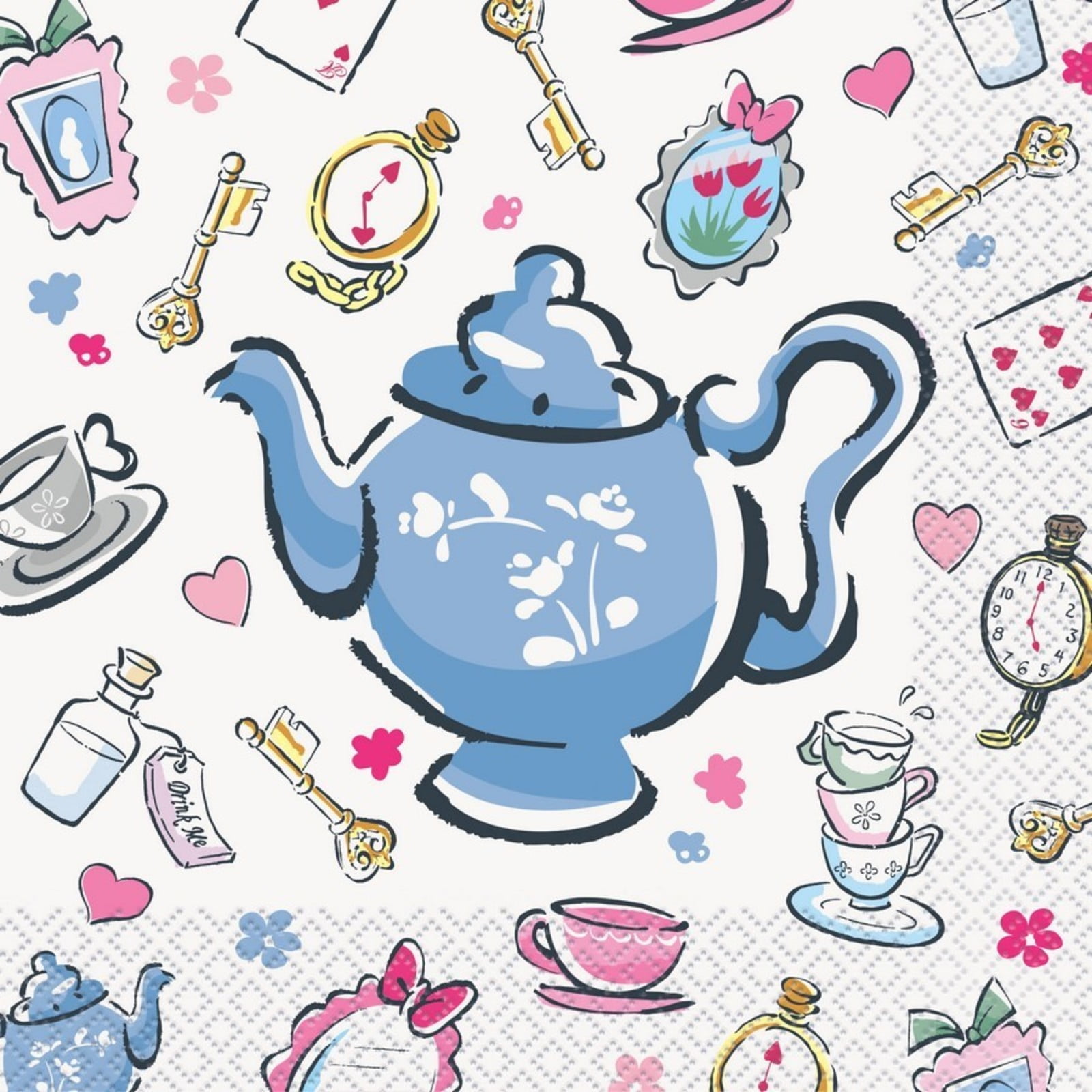 Alice in Wonderland Lunch Napkins (16)