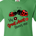 thumbnail image 4 of Inktastic My Great Aunt Loves Me with Cute Ladybugs Youth T-Shirt, 4 of 5