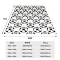 thumbnail image 3 of Fotbe Happy Football Manta de Franela Acolchonada con Estampado, Súper Suave y Esponjosa, Extra Grande para Sofá, Cama, Uso Todo el Año-60"x50", 3 of 7