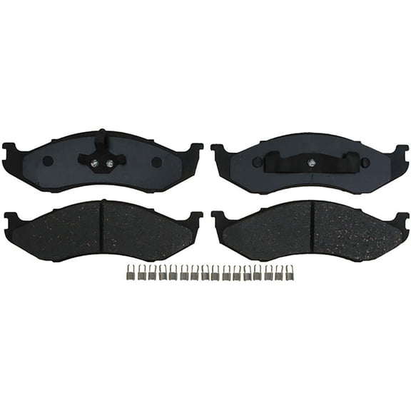 Disc Brake Pad Set Fits select: 1997-2006 JEEP WRANGLER / TJ, 1990-1995 JEEP WRANGLER / YJ