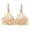 Beige, variant on Front Open Nursing Bras for Women Plus Size Wireless Maternity Bralettes Comfortable Sleep Brassiere Breathable Adjustable Strap Everyday Underwear Beige 44