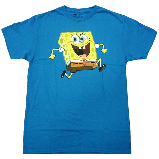 Nickelodeon - SpongeBob - Sponge Bob Reversable Adult T-Shirt - Walmart ...