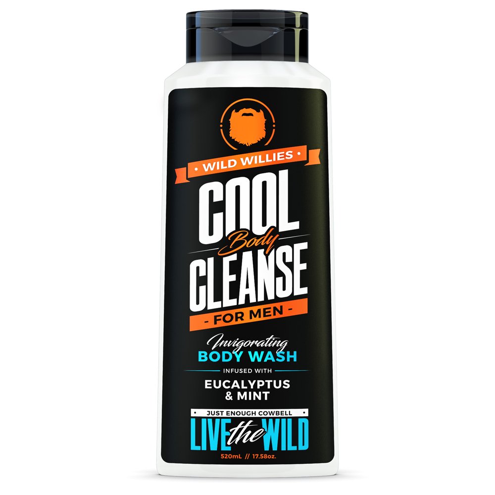 Wild Willies Cool Cleanse Invigorating Body Wash Infused with
