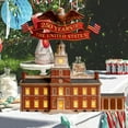 thumbnail image 5 of USA 250th Anniversary Hanging Ornament Patriotic White House Design, Commemorative Tree Decoration for Christmas, 4th of July, or Year-Round Display, Perfect Collectible Gift, 5 of 7