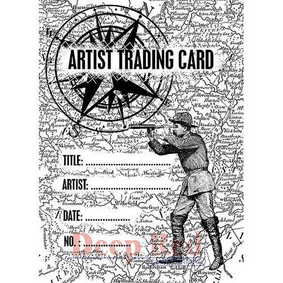 Deep Red Stamps Deep Red Cling Stamp 3inX4in -ATC Explorer