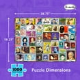 thumbnail image 3 of Re-marks Famous Authors Postage-Stamp Collage Puzzle, 1000 Piece Jigsaw Puzzle for All Ages, 3 of 3