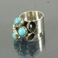 thumbnail image 5 of QQTDFG Vintage 925 Silver Turquoise Ring Women Man Wedding Party Gift Jewelry Size 6-10-#3-6, 5 of 5
