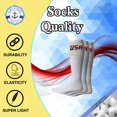 thumbnail image 6 of SOCKS'NBULK USA Pride Wholesale Cotton Socks For Men Woman Children, American Themed Socks (Kids (6-8) Tube, 48), 6 of 7