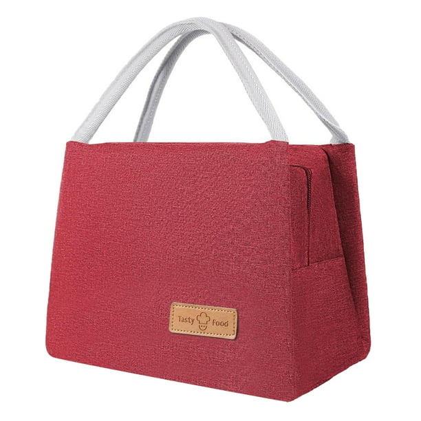 Bolsa térmica para el almuerzo, de poliéster a prueba de fugas, para llevar comida caliente o fría al trabajo