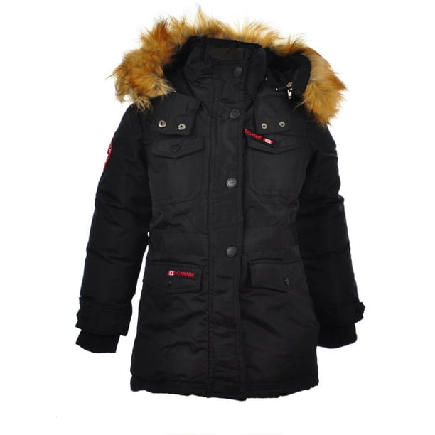 Canada Weather Gear Canada Weather Gear Girls' Flapped Seam Insulated