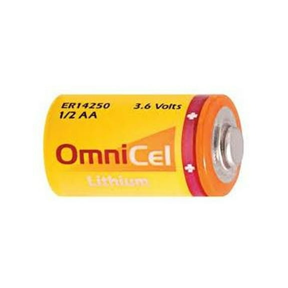 8 x Omnicel ER14250 (LS14250) 1/2 AA 3.6 Volt Primary Lithium Battery (1200 mAh)