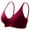 Red, variant on Sports Bra Women Non Wired Bra Without Underwire With Padding Seamless Bustier Bralette Cotton Bras Women XL
