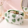 thumbnail image 7 of Makeup Pouch with Zipper, 7.1 x 3.9 x 3.1 Inch Cloth Travel Organizer for Home, Office, Lipstick, and Jewelry, 7 of 7