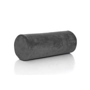 AllSett Health Round Cervical Roll Cylinder Bolster Pillow with Removable Washable Cover, Ergonomically Designed for Head, Neck, Back, and Legs || Ideal for Spine and Neck Support During Sleep, Grey