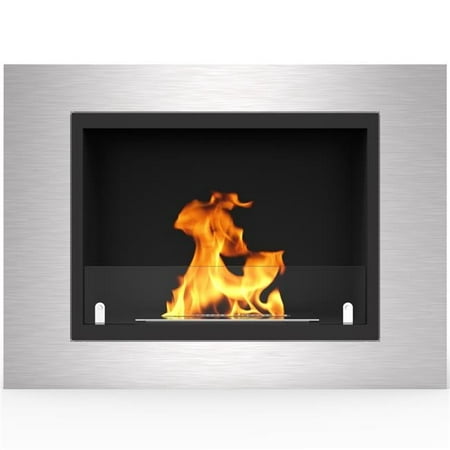 

Venice 32 in. Ventless Built-In Recessed Bio Ethanol Wall Mounted Fireplace